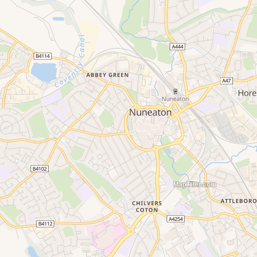 Nuneaton Postcode Map Nuneaton Signs, Kelsey Close, Attleborough Fields Industrial Estate ...