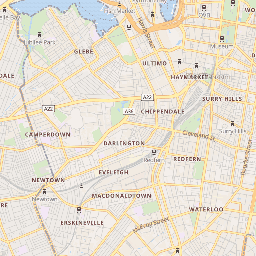 Renwick Map Lou's Place, 67 Renwick Street, Redfern, Sydney (2026)